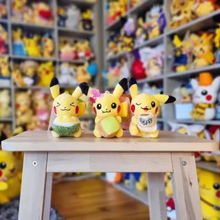 Pikachu 204, 205 and 206, the Singapore cake bag charms